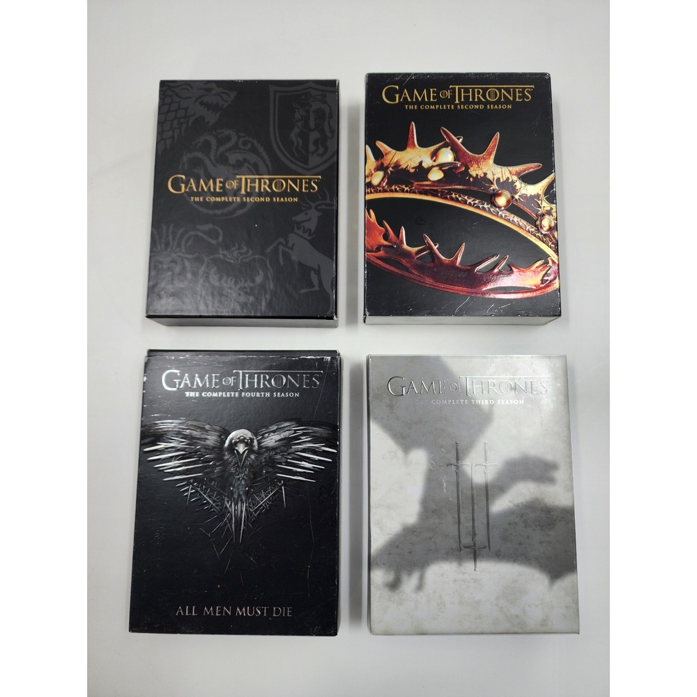 Game of Thrones DVD Lot Seasons 2 3 4 HBO Fantasy Series Box Sets Bundle
